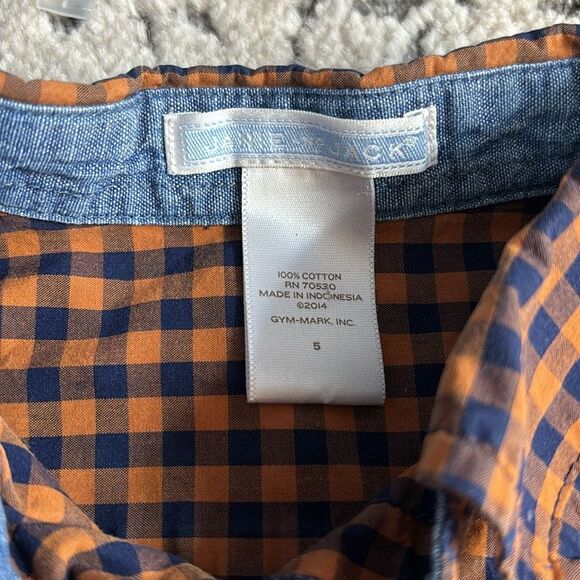 Janie & Jack Boy Long Sleeve Button Down 5T - Picture 3 of 3